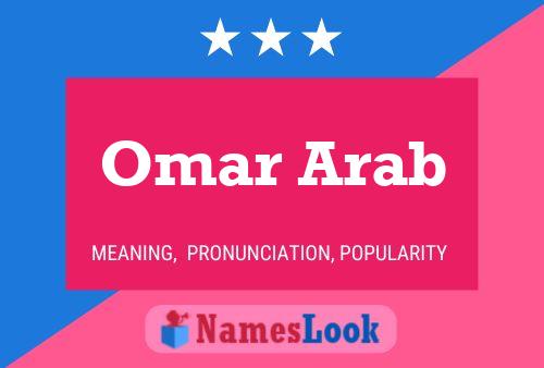 Poster del nome Omar Arab