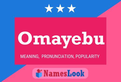 Poster del nome Omayebu