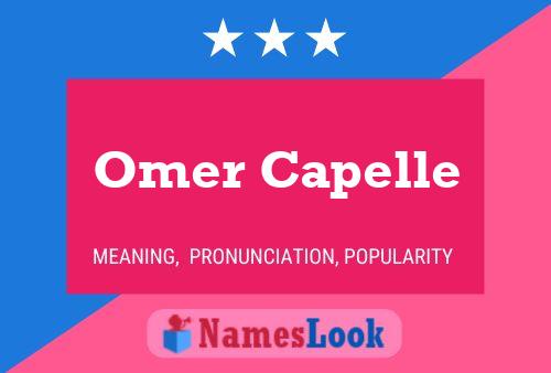 Poster del nome Omer Capelle