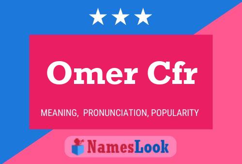 Poster del nome Omer Cfr