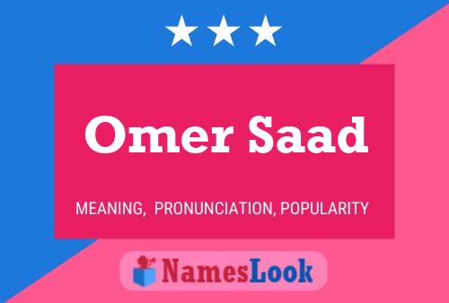 Poster del nome Omer Saad