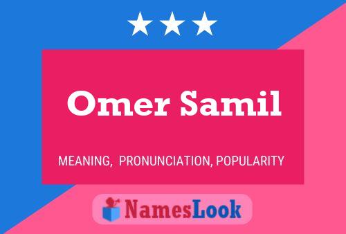 Poster del nome Omer Samil