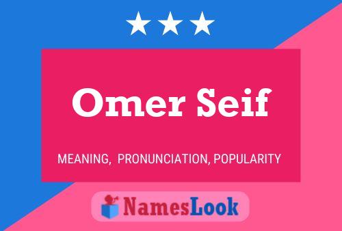 Poster del nome Omer Seif