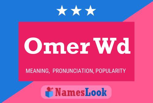 Poster del nome Omer Wd