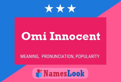 Poster del nome Omi Innocent