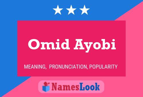 Poster del nome Omid Ayobi