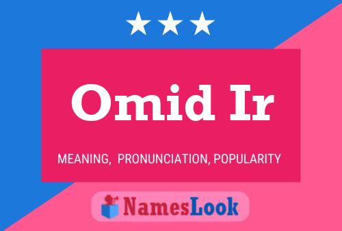 Poster del nome Omid Ir