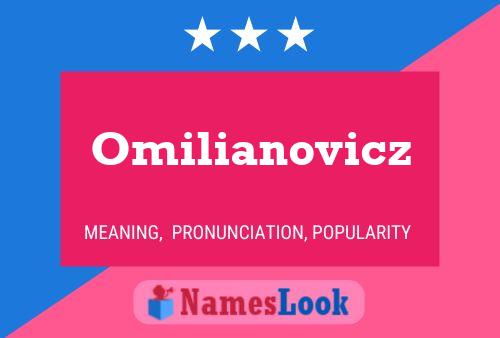 Poster del nome Omilianovicz