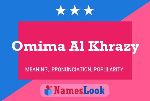 Poster del nome Omima Al Khrazy