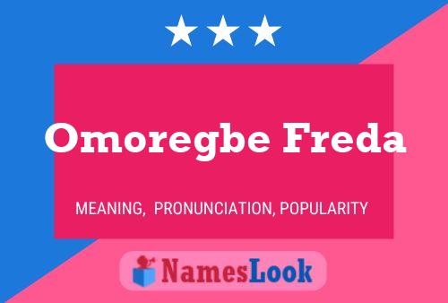 Poster del nome Omoregbe Freda