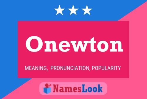 Poster del nome Onewton