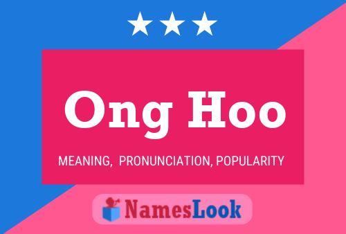 Poster del nome Ong Hoo