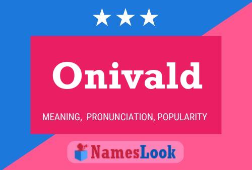 Poster del nome Onivald