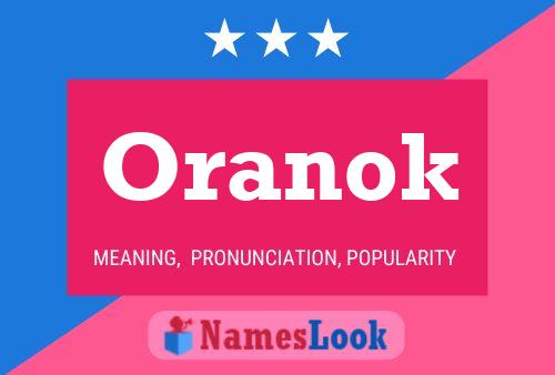 Poster del nome Oranok