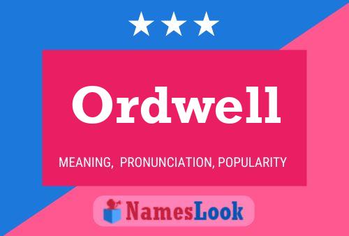 Poster del nome Ordwell