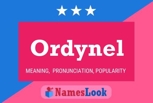 Poster del nome Ordynel