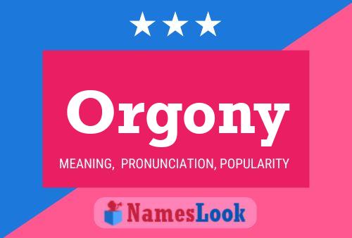 Poster del nome Orgony