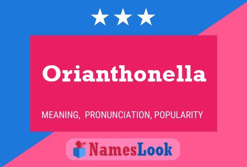 Poster del nome Orianthonella