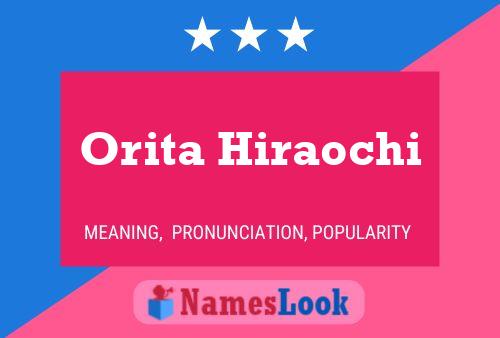 Poster del nome Orita Hiraochi