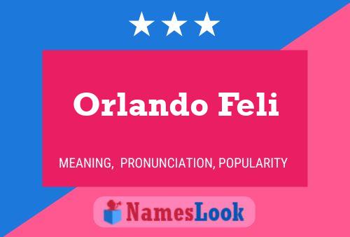 Poster del nome Orlando Feli