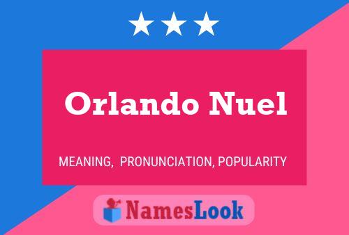 Poster del nome Orlando Nuel