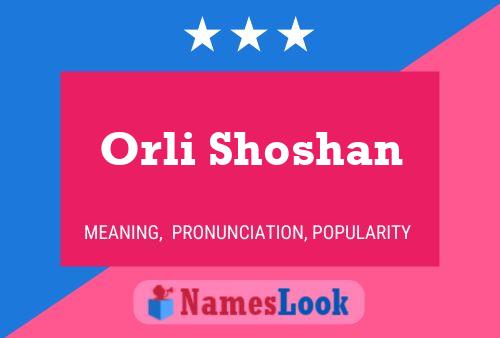 Poster del nome Orli Shoshan