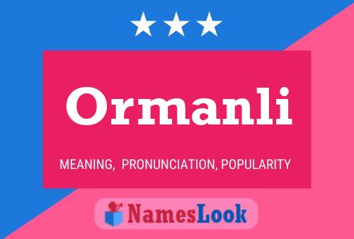 Poster del nome Ormanli