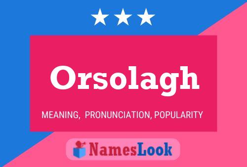 Poster del nome Orsolagh