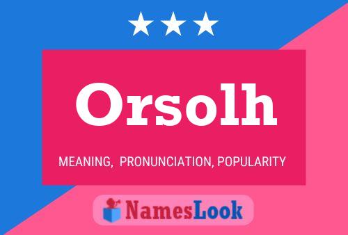 Poster del nome Orsolh