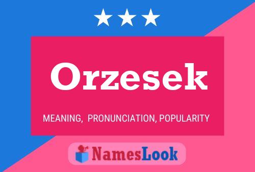 Poster del nome Orzesek