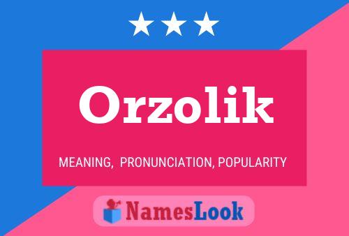 Poster del nome Orzolik