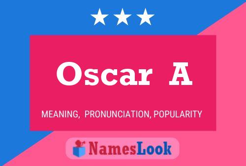 Poster del nome Oscar  A