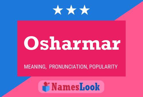 Poster del nome Osharmar