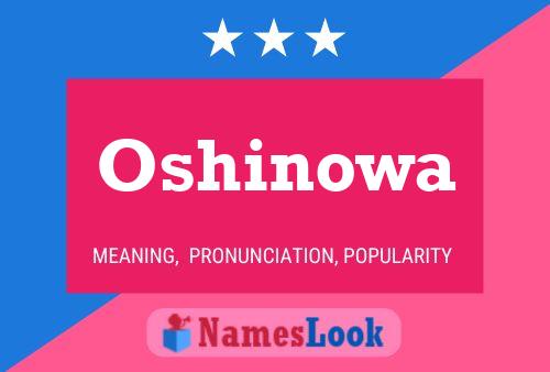 Poster del nome Oshinowa