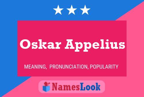 Poster del nome Oskar Appelius