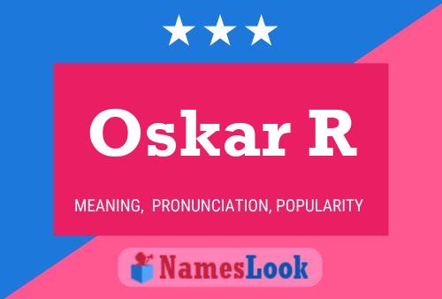 Poster del nome Oskar R