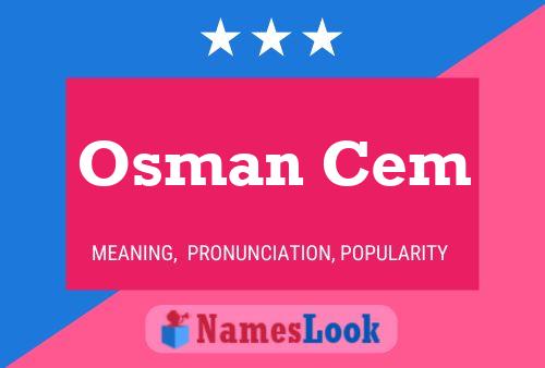 Poster del nome Osman Cem