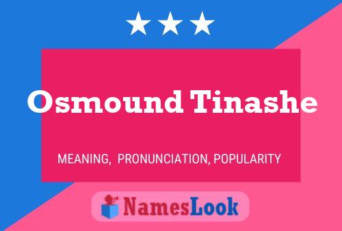 Poster del nome Osmound Tinashe