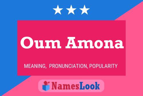 Poster del nome Oum Amona