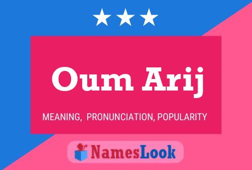 Poster del nome Oum Arij