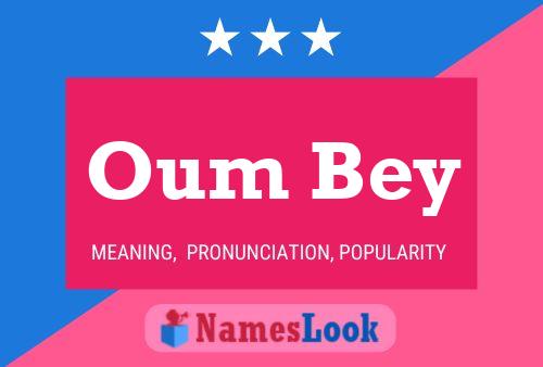 Poster del nome Oum Bey