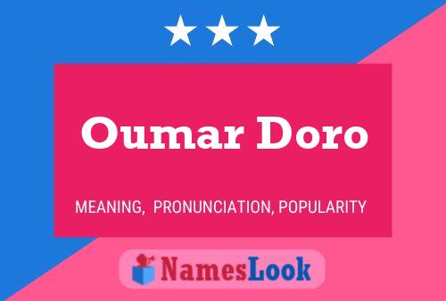 Poster del nome Oumar Doro