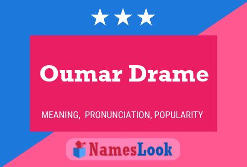 Poster del nome Oumar Drame