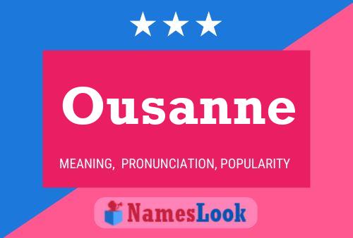 Poster del nome Ousanne