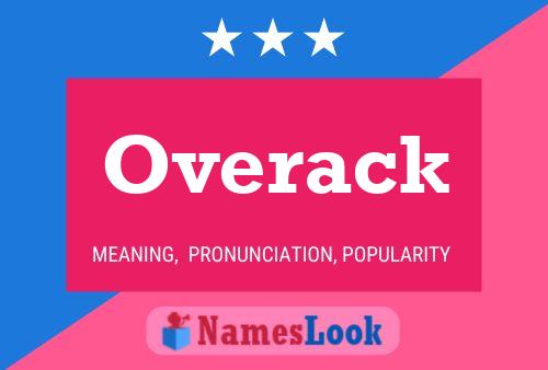 Poster del nome Overack