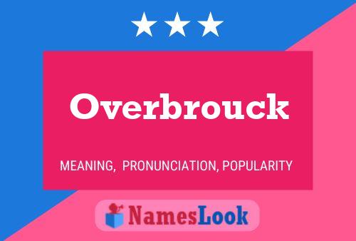 Poster del nome Overbrouck