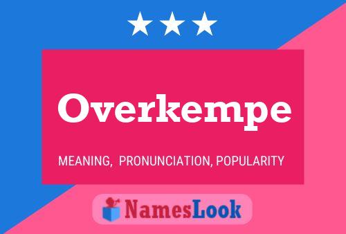 Poster del nome Overkempe