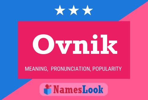 Poster del nome Ovnik