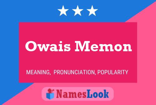 Poster del nome Owais Memon