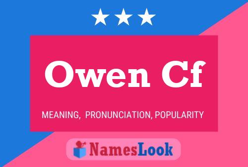 Poster del nome Owen Cf